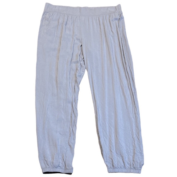 Large Victoria's Secret Gray / Light Purple Lounge Pants - Picture 1 of 8